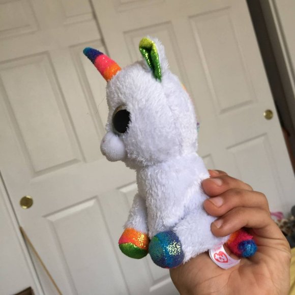 White Pony Ty Plush - Picture 4 of 6